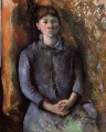 Retrato de señora Cézanne Paul Cézanne